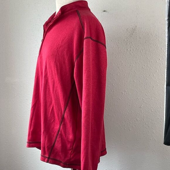 Pre-Owed Pebble Beach Mens Performance Golf Red Pullover Size M - Picture 3 of 6